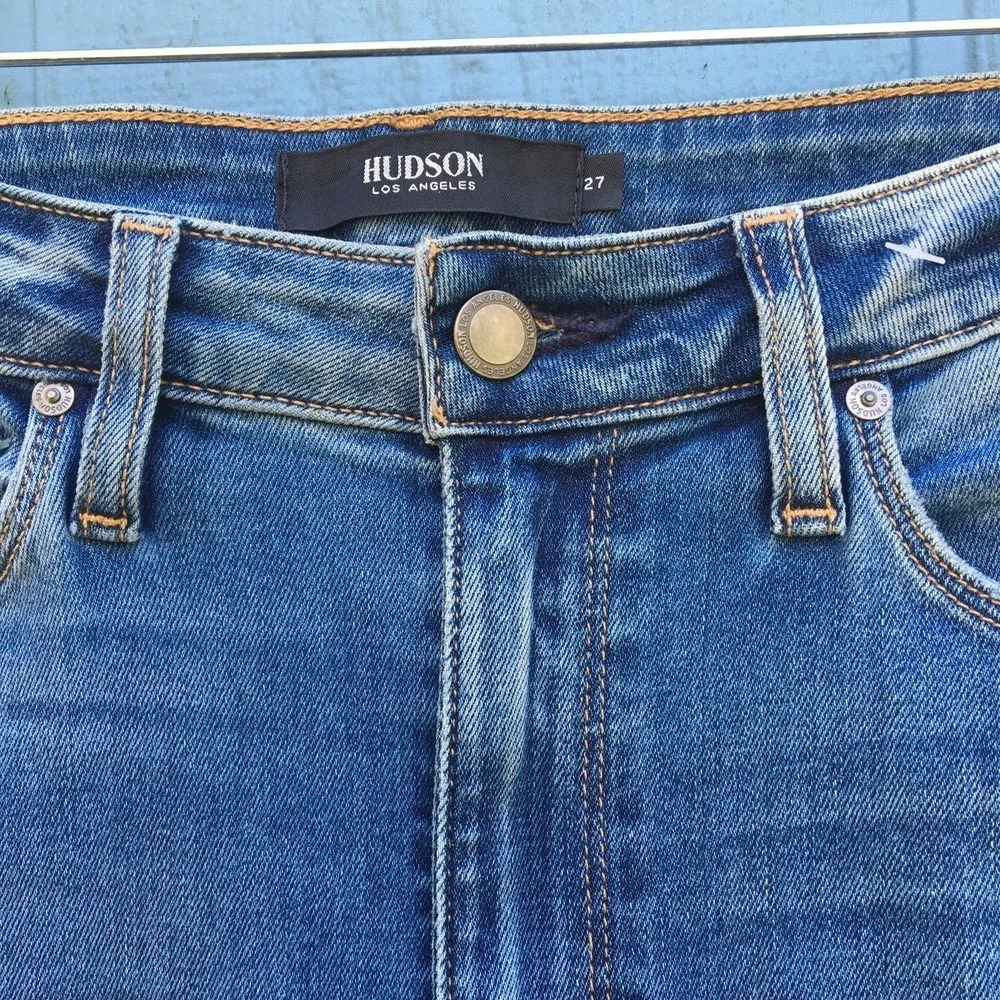 Hudson Women's Size 27 Holly Flared Denim Blue Jeans - Picture 2 of 7